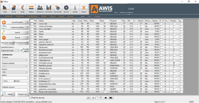 Total Awis Kancelářská licence - Rozšíření pokladny AWIS - E-shop AWIS